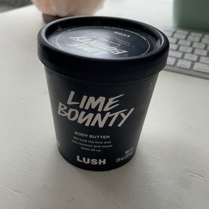 Lush cosmetics lime bounty body butter lotion
